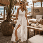 Helena Lace Jumpsuit Wit