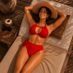 Ruby Allure Bikini Rood - Afbeelding 4